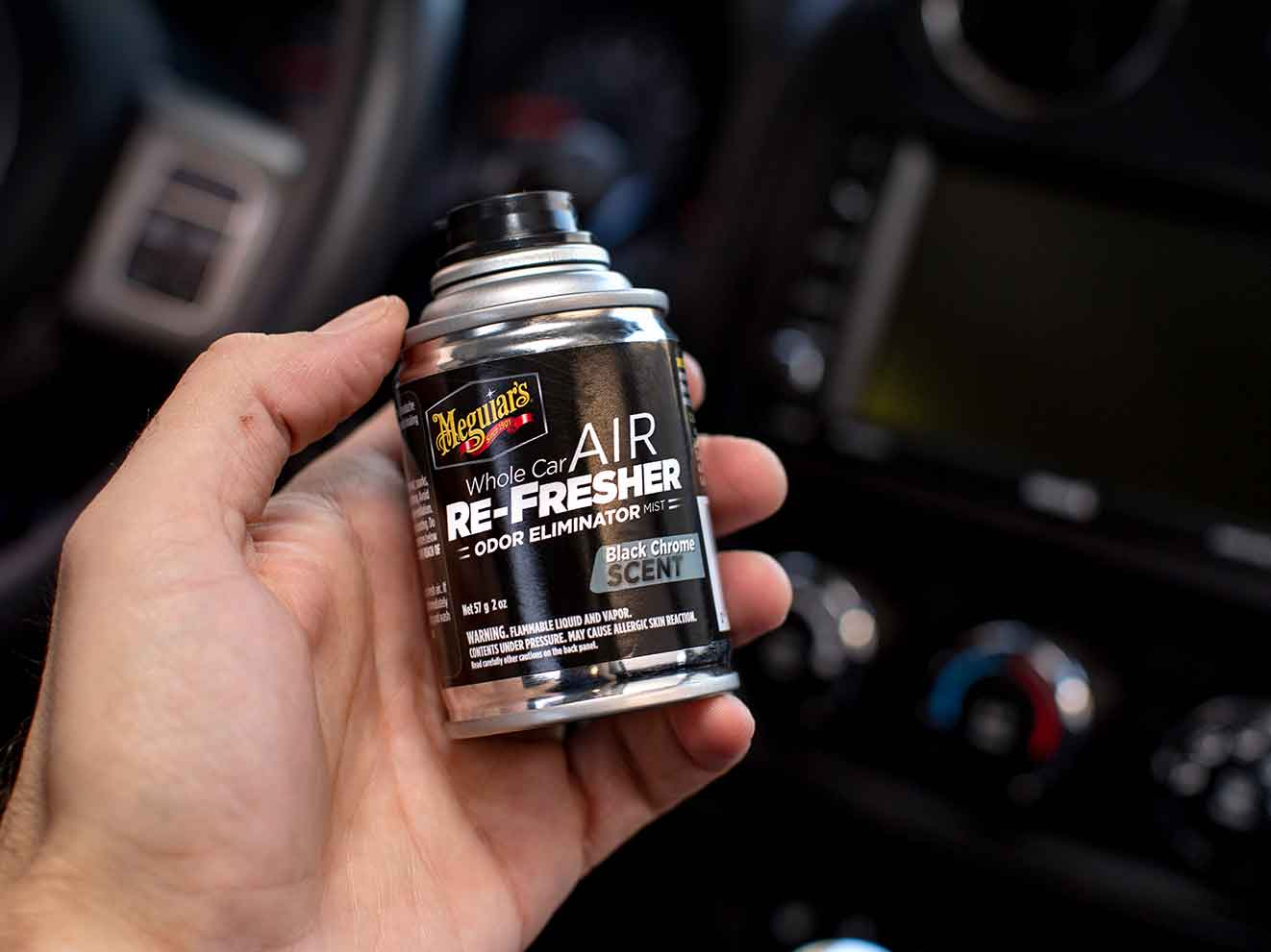 Meguiars Whole Car Air Refresher Black Chrome