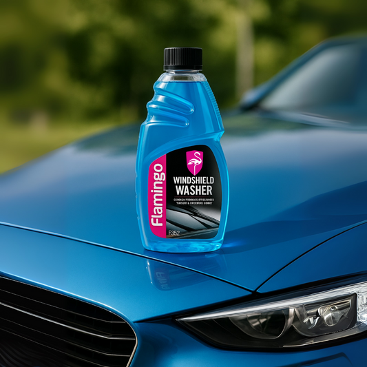Flamingo Clean & Protects Windshield Washer