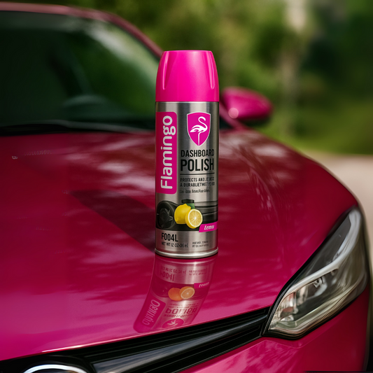 Flamingo Lemon Car Dashboard Polish