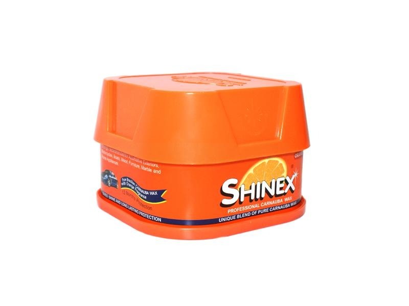 Shinex car wax for vehicle wash and cleansing