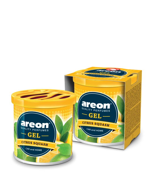 Areon Citrus Squash Gel Can 80g – Car Air Freshener